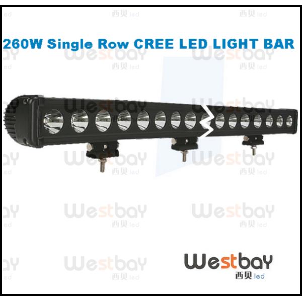 260W led working light bar, cree led work light suitable for 24V truck light