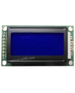 Buy cheap M0802B-B5, 8x2 Character Dot-matrix LCD Module, STN Blue LCD type, White backlight, transm product