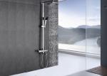 Chrome Polished Custom Shower Systems Adjustable Height Easy To Use ROVATE