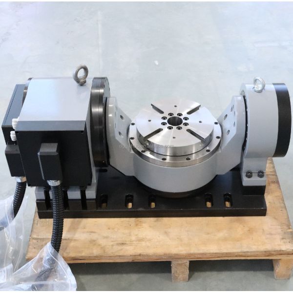 Hydraulic locking brake mechanism CNC 5th Axis Rotary Table