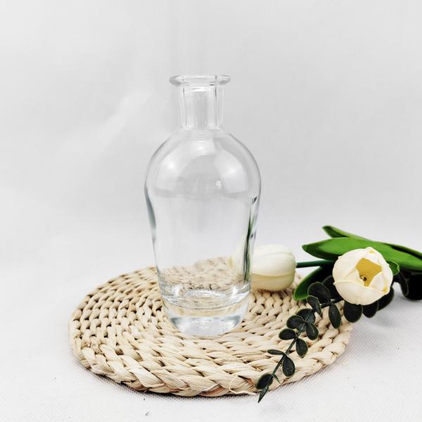 Tequila Clear Empty 750ml Glass Vodka Brandy Bottle for Acceptable Customer's Logo