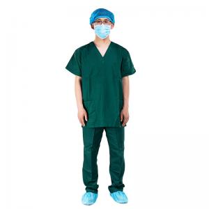 Buy cheap Hospital Operating Room Short Sleeve Unisex Medical Scrub Suits product