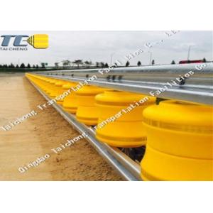 Durable Highway Metal Guardrails Q235 Hot Dip Galvanizing Metal Material