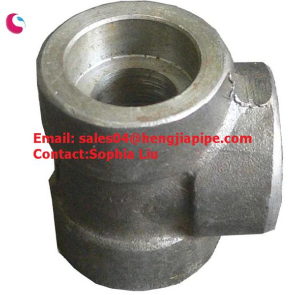 high pressure Socket weld & Threaded steel tee