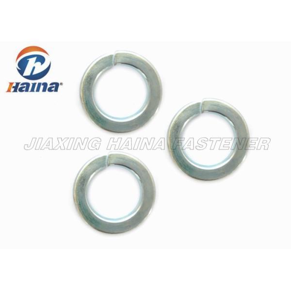 Split Spring Washer For Railway , Anti Loose Split Ring Washer With Square Ends