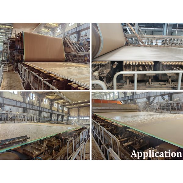 Single Layer Design Forming Fabric KRAFT SL2105L with 5 Shed for Good Retention and Coarse Mesh Weave