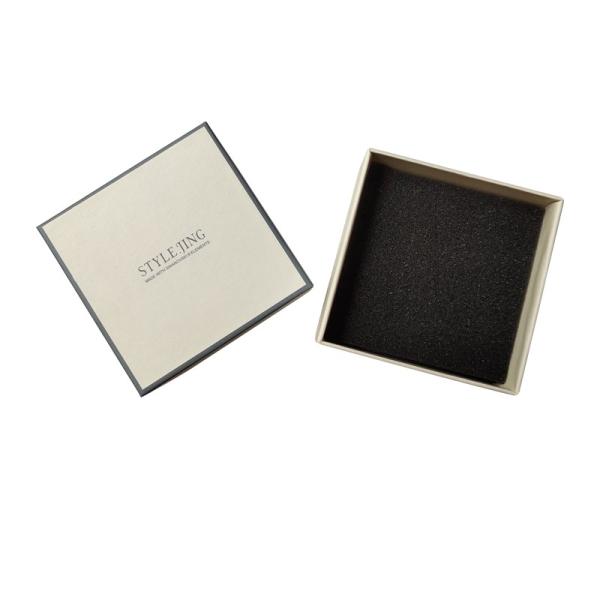 Square Lid And Base Box Hot Foil / UV / Varnish Finish Rigid Gift Boxes With Lids