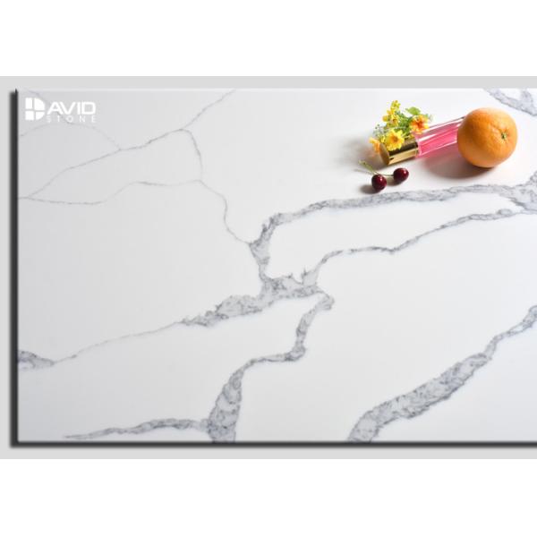 Custom High Hardness Artificial Quartz Slab Class A Crack Resistant