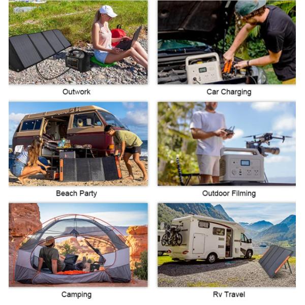 IP65 Waterproof Portable Solar Panel Blanket for Camping