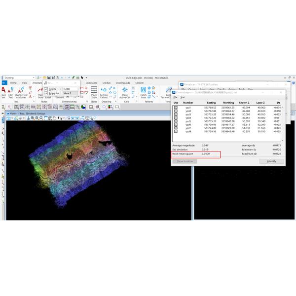 Airborne UAV LiDAR scanner drone with lidar Middle Range GS-260X Coloured Point uav lidar mapping drone lidar scanner