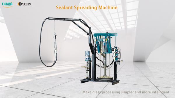 Quality Glass Processing Two Component Sealant Spreading Machine for sale