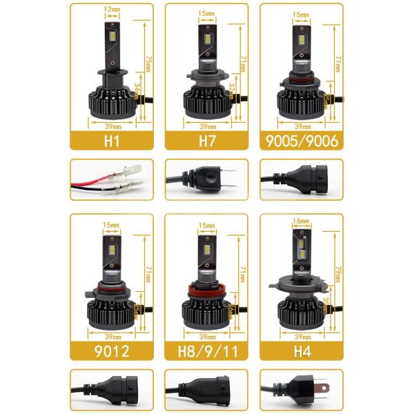 High Beam Bulbs Led Truck Headlight Highly Efficient Energy-Saving Environmentally Friendly