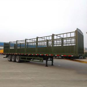 Buy cheap Animal Cattle Transport 3 BPW Axle 40ft Fence Semi Trailer from wholesalers