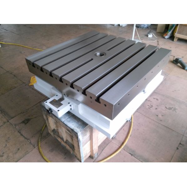 Efficient Zero Drift Pneumatic Indexing Rotary Table with Hirth Coupling Aluminum Body