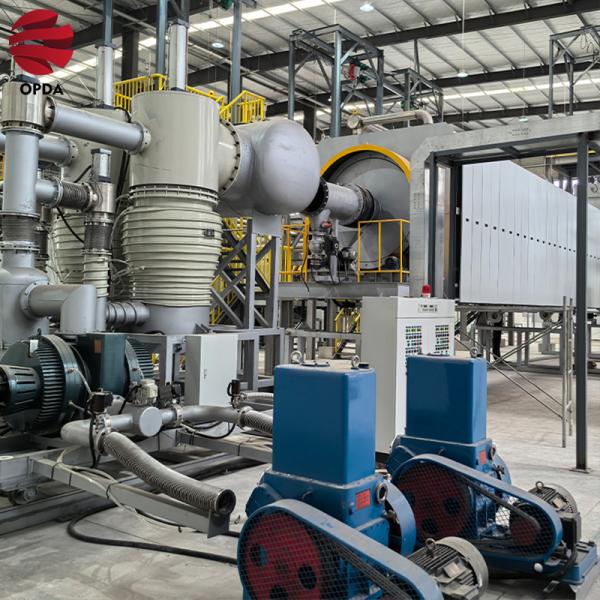 Exhaust Treatment System Rotary Kiln Calciner Inside Modular Assembly 380V Rated Voltage