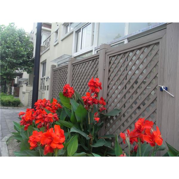 Removable Wood Plastic Composite Flooring Covering with Anti-UV and Brushing Surface