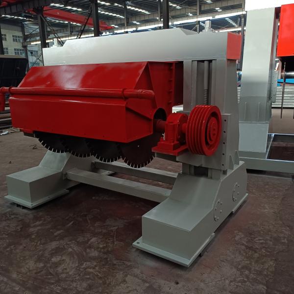Multi Blade Stone Cutting Equipment PLC Control Mild Steel