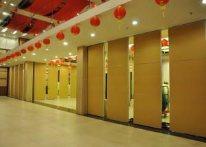 Buy cheap Training Room Sound Deadening Panels ,  Folding Office Partition Door 65mm product