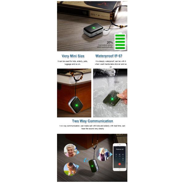 Micro Chip Smallest Police Lost Item Coordinates Cat Dog Children GPS Locator