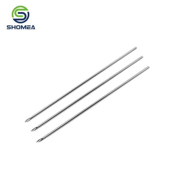 Customized X-Ray Visible Knurled Head Lancet Puncture Needle