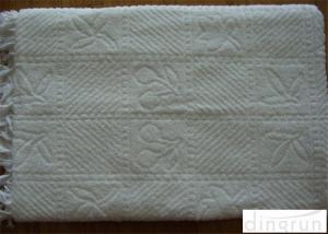 Jacquard Hajj Ihram Garments , Hajj Ihram Towel 100% Polyester
