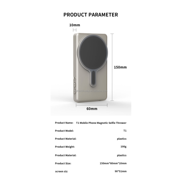 Net Red Live Mirror Screen Display for Smartphones Mobile Phone Accessories Self-Timer Rear Screen Splitter Magnetic Flexible