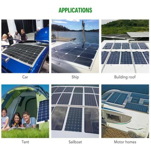 Off Grid Flexible Solar Panel Kit 150w 18V