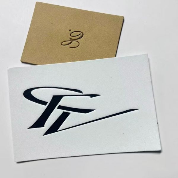 Embossed Jeans Leather Label Unique Garment Label Leather Patch Ideal for Custom Denim Clothing and Accessories