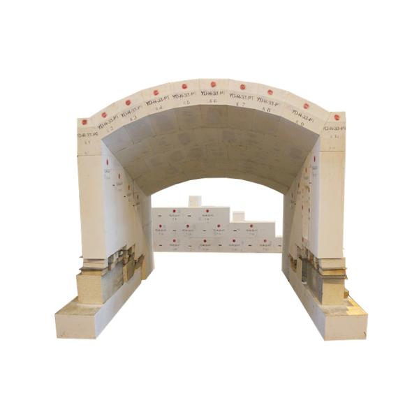 Glass Melting Heavy Oil 250TPD Cross Fired Furnace