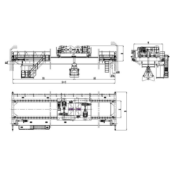 YUANTAI Changyuan Crane QZ model grab overhead crane