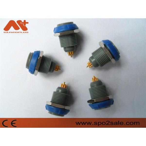 (G51M07-P05LJG0-0060) 1P pull push 5 pin single notch Plastic socket,plastic,Blue