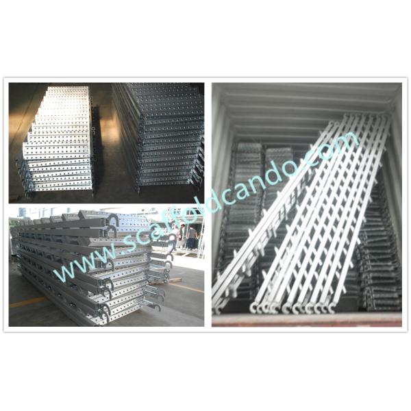 Q235 galvanized scaffolding ringlock system stair case 850*2691MM 9 steps for 2000*1800mm ringlock scaffolding