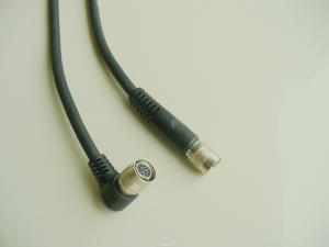 Buy cheap High Flex 12 Pin Analog Camera Cable Right Angle To Straight Molding Type 2.0 Meter product
