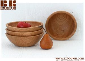 China Wood side bowls in cherry 8'' Black Cherry Bowl Serving/Soup/Side/Salad Bowls on sale