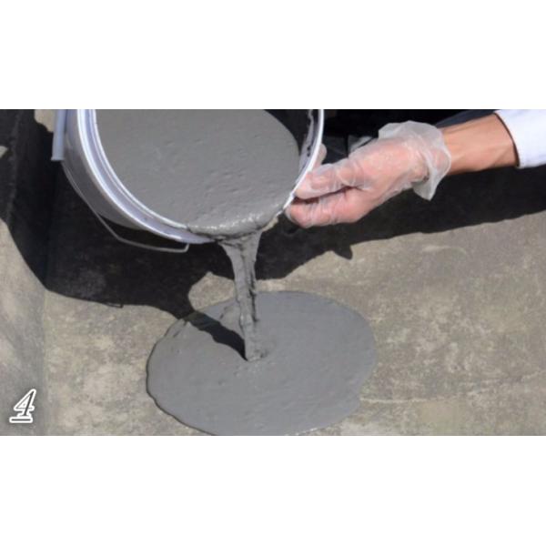 White Acrylic Polymer Cement Waterproof Oil Based Paint For Doors Two Component Non Toxic