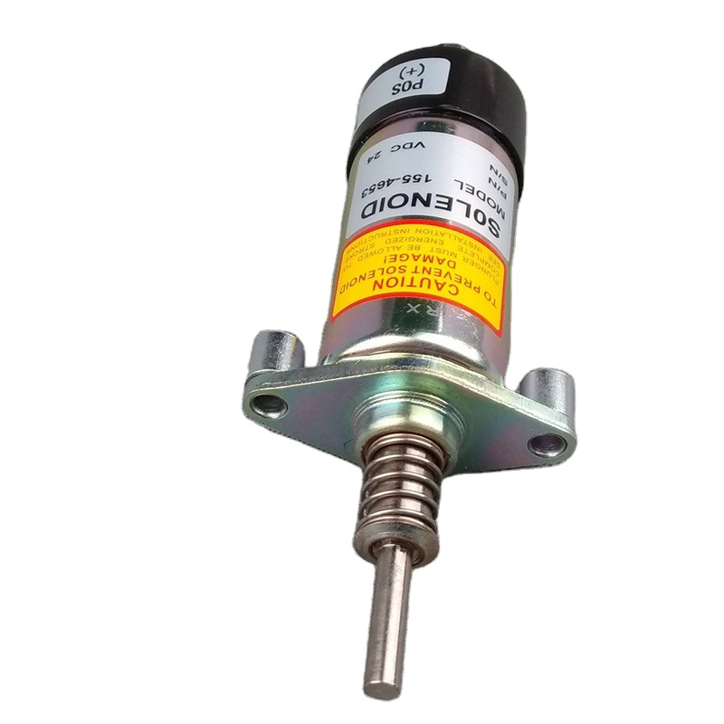 E330B E330C E330 3306 Engine Solenoid Valve 155-4653 for Excavator Stop Solenoid 1554653
