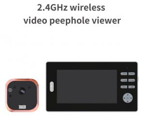 Buy cheap 2.4GHz WIFI Video Doorbell 7inch High Definition LCD Peephole Video Doorbell product