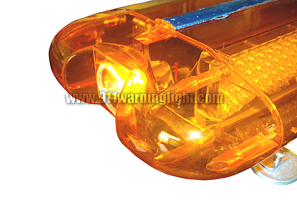 TBD-GA-E432 LED Mini Lightbar Amber color magnetic bracket