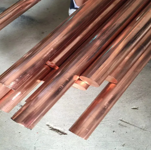Bright Copper Bar – 99.9% Pure Red Copper Rod (Round Bar & Customized Shapes)