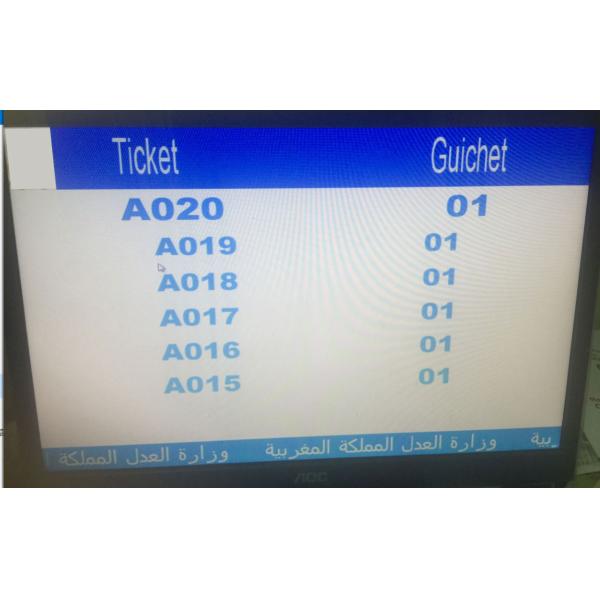 Service Counters Complete QMS Queue Management System With Ticket Number Printer