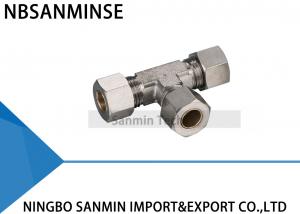 China Brass Compression Fitting Pneumatic Air Fittings 4 , 6 , 8 , 10  12 mm Port Size on sale