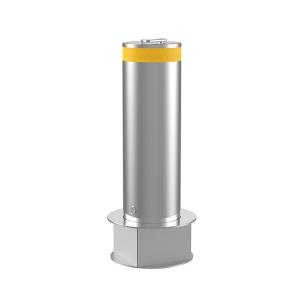 China Cylinder Removable Brushed Automatic Rising Bollards 304 Stainless Steel on sale
