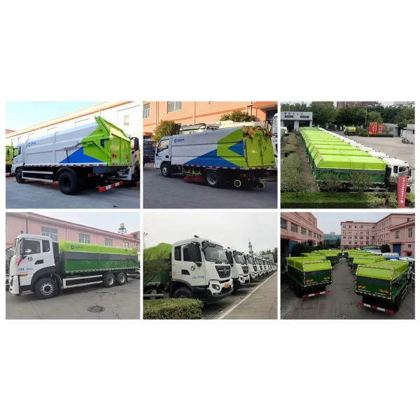 12.5 Ton Pure Electric Solid-Liquid Separation Compactor Kitchen Waste Truck