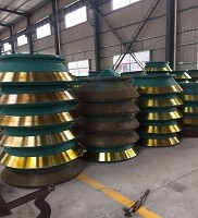 Mn18Cr2 GP300 GP300S Cone Crusher Mantle Concave Parts For Crusher Machine Type Crusher