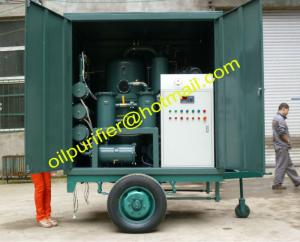 China Mobile Transformer Oil Purifier Plant with Single Axle Trailer,Movable Insulation Oil Processing equipment on sale
