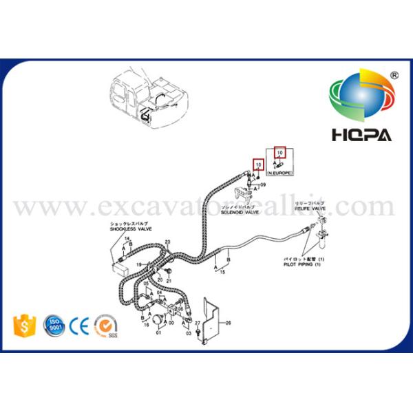 20PS586-23 Pressure Switch Sensor 4380677 For Hitachi EX200-5 EX100-5 EX220-5