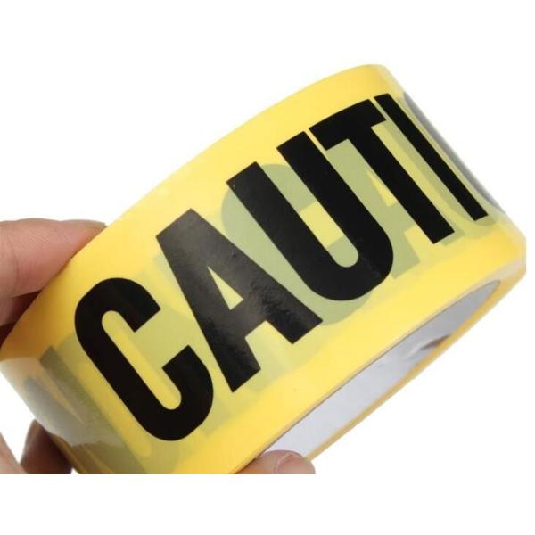 Yellow PE Warning Tape(Barrier Caution Tape),Red DANGER Tape Caution Tape Roll 3-Inch Non-Adhesive Sharp Red Color Warni