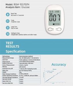 Buy cheap HZ Diabetes Test Kit Portable Glucose Monitoring Devices BGM-102 product