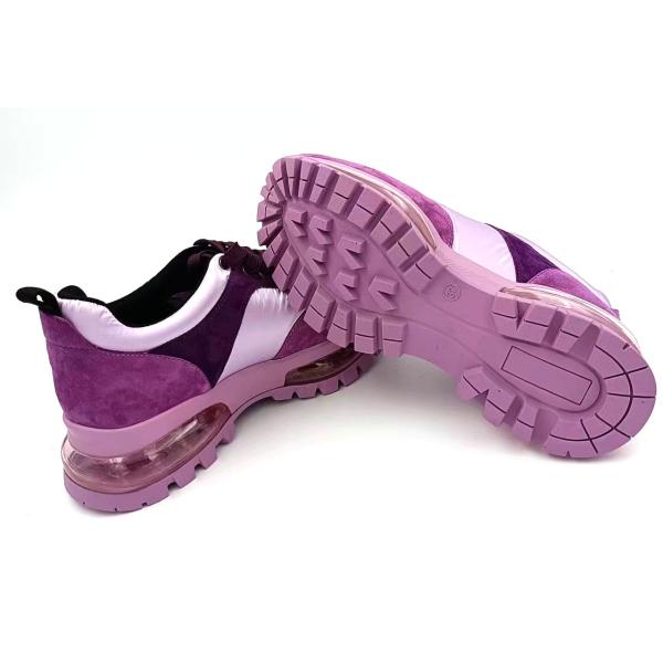 Leather Upper Material Womens Platform Shoes With Fashionable Design