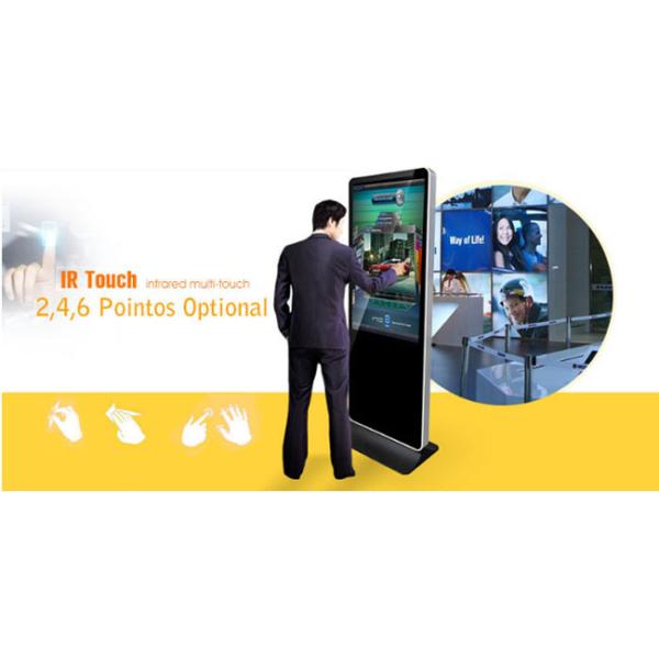 Interactive Kiosk Touch Screen 55 Inch Floor standing LCD Display All In One PC